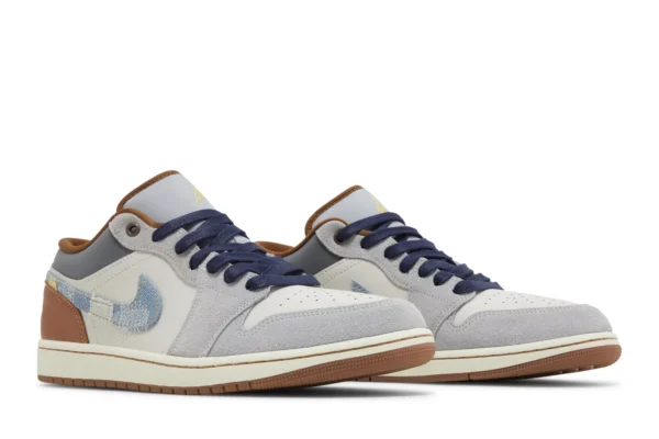 Air Jordan 1 Low SE 'Repaired Denim Swoosh'