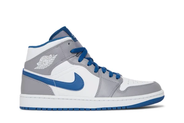 Air Jordan 1 Mid 'Cement True Blue'