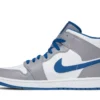 Air Jordan 1 Mid 'Cement True Blue'