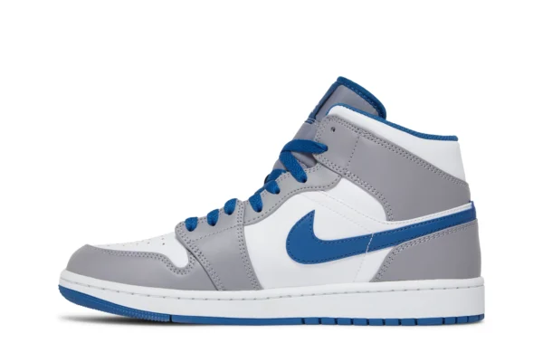 Air Jordan 1 Mid 'Cement True Blue'