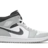 Air Jordan 1 Mid 'Light Smoke Grey'