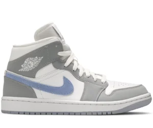 Wmns Air Jordan 1 Mid 'Wolf Grey Aluminum'